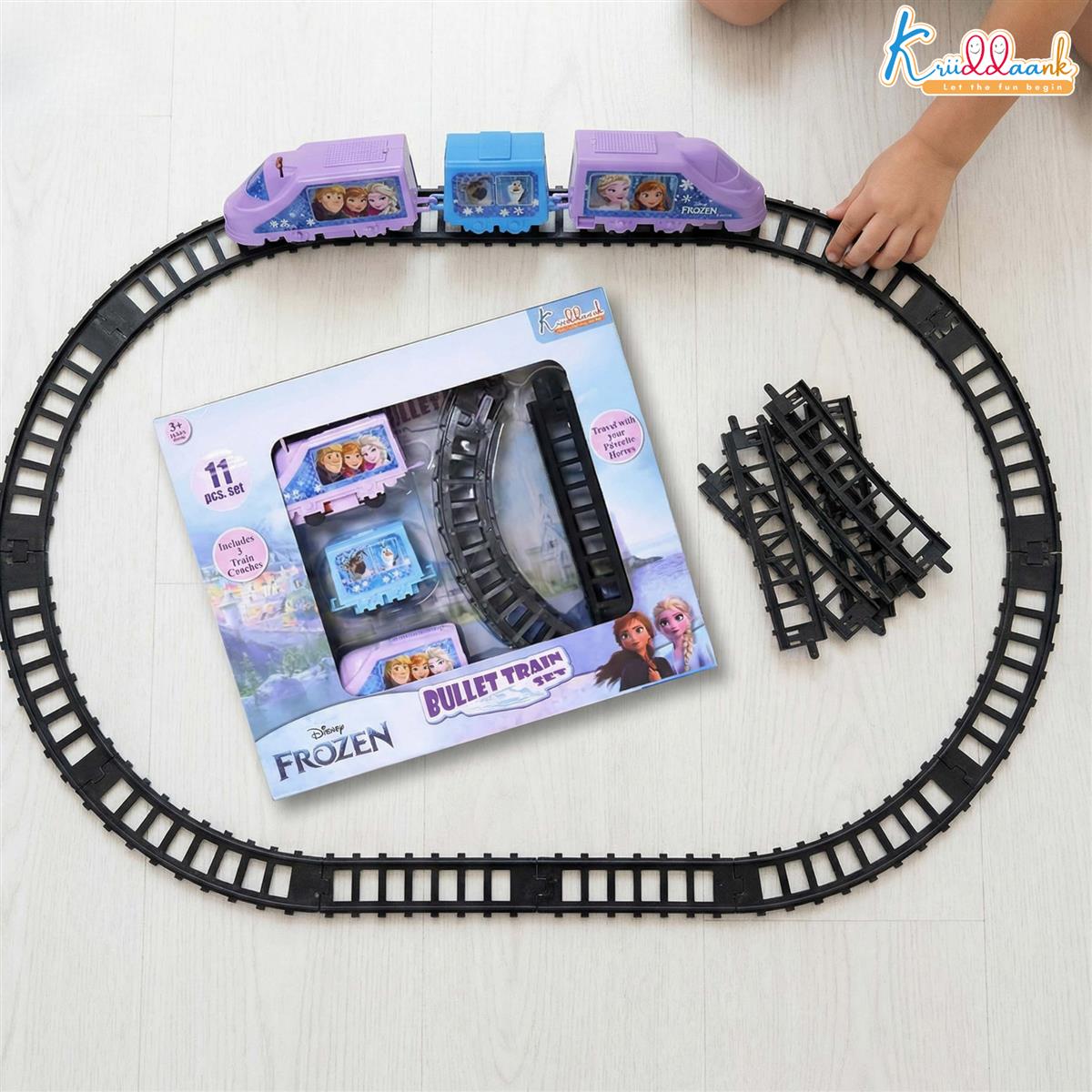 Kriiddaank Frozen Theme Train Set