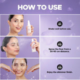 Hilary rhoda Shimmer Stay Makeup Fixer