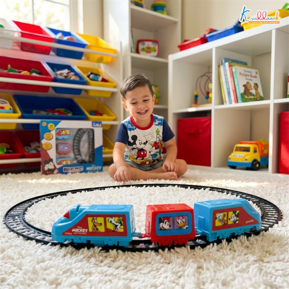 Kriiddaank Frozen Theme Train Set