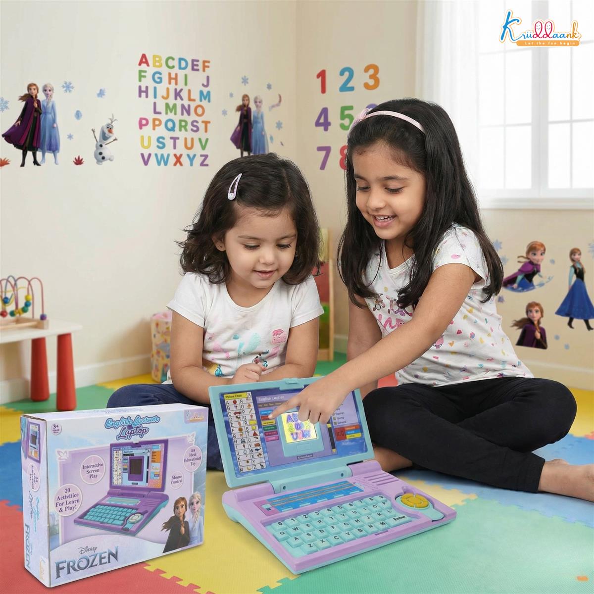 Kriiddaank Frozen Educational Laptop for Kids