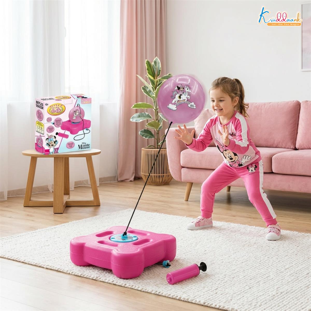kriiddaank Disney Minnie Mouse Reflex Soccer Ball Solo Training Kit