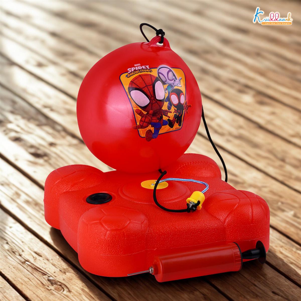 kriiddaank Spiderman Reflex Soccer Ball Solo Training Kit for Kids