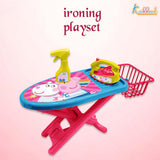Kriiddaank Hasbro Peppa Pig Iron Playset - Kids Laundry & Ironing Board Toy with Lights & Sound