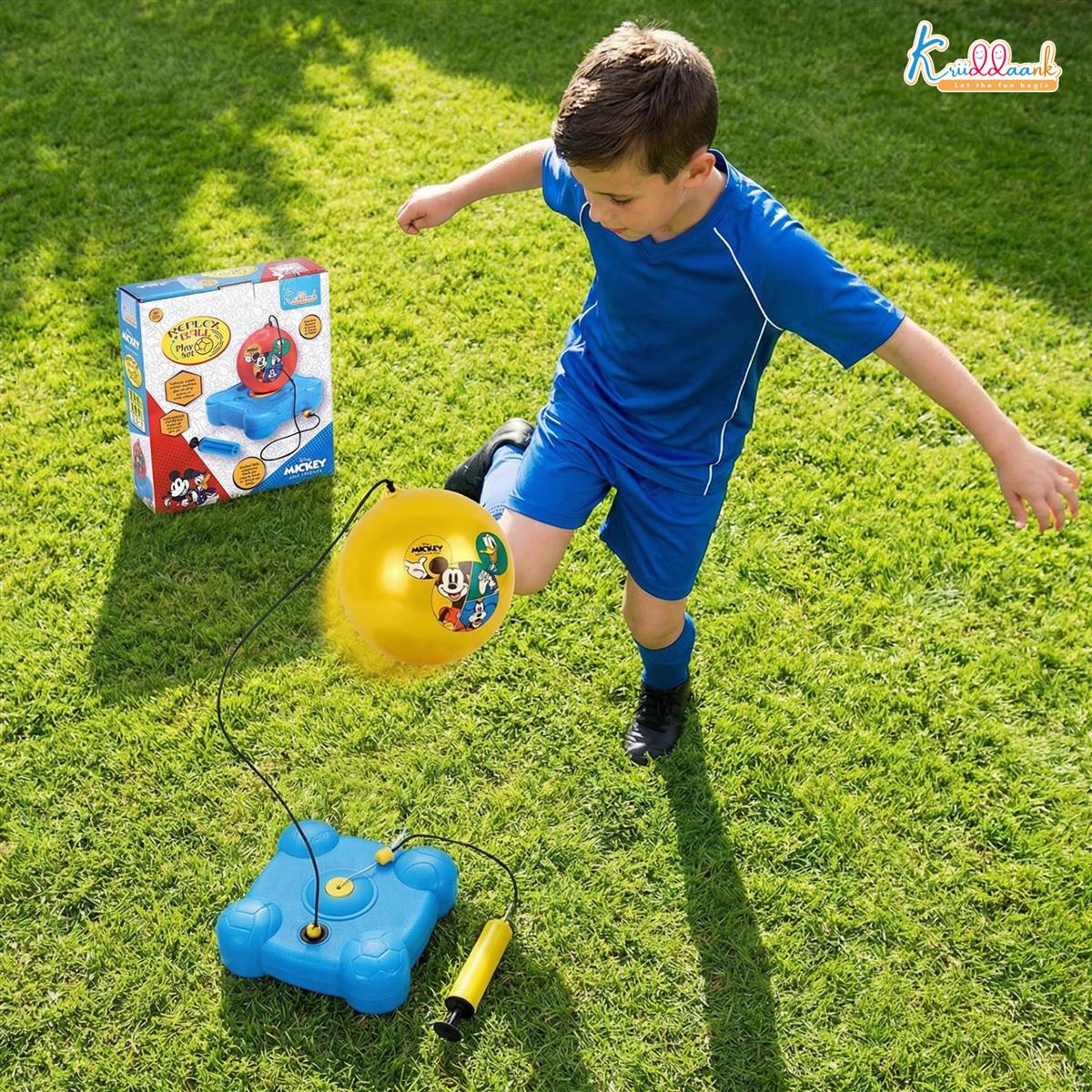 Kriiddaank Disney Mickey Reflex Soccer Ball Set for Kids