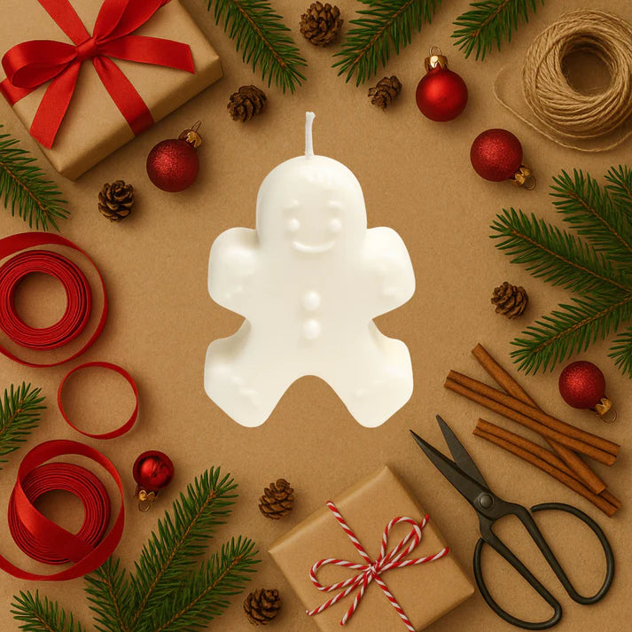 Lerrica Xmas Candle Ginger Man Velvet Cinnamon