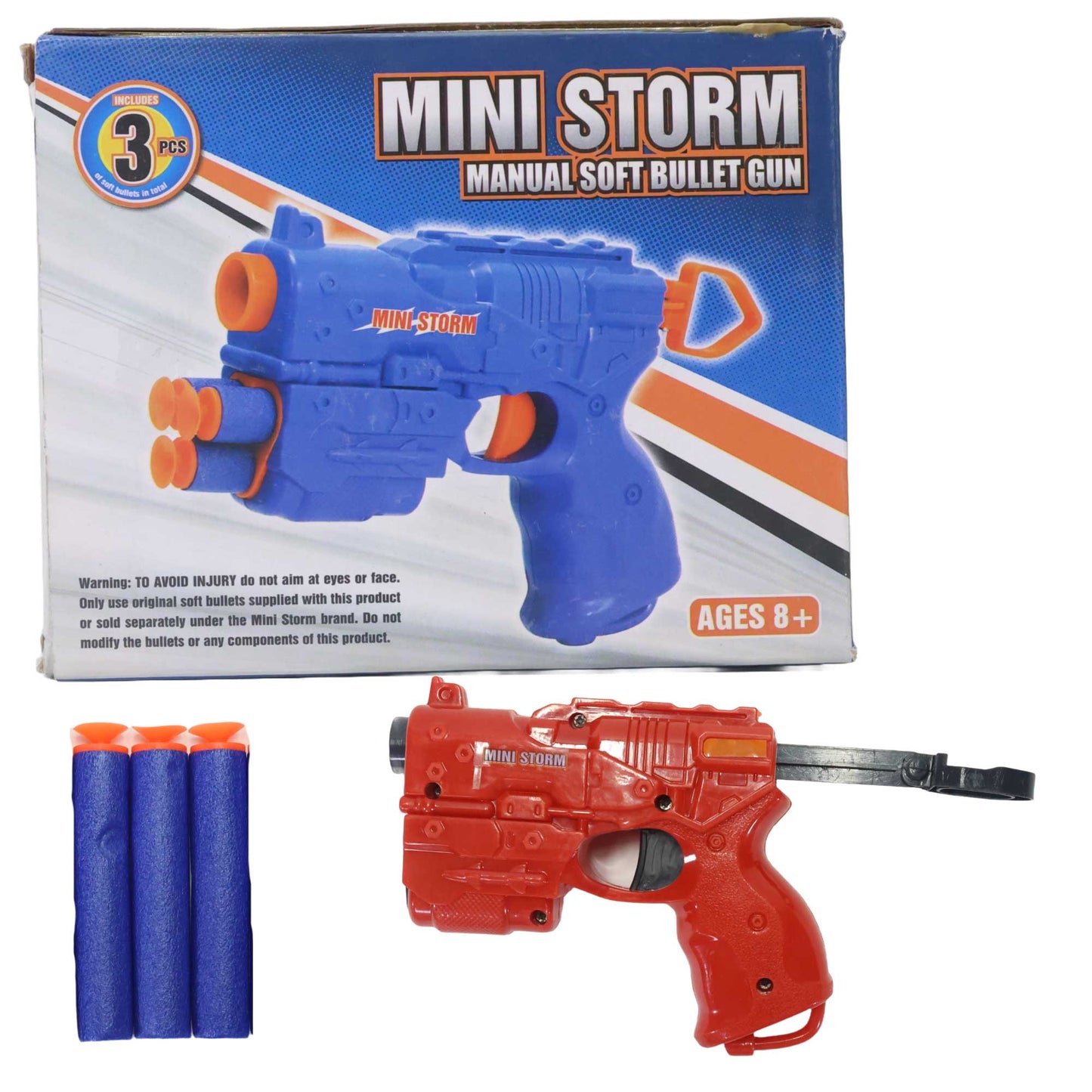 Kriiddaank MINI STORMFun and powerful mini storm gun toyMini storm shooter for childrenCompact storm gun for playtimeMini blaster toy for boys and girlsMini blaster toy for boys and girls