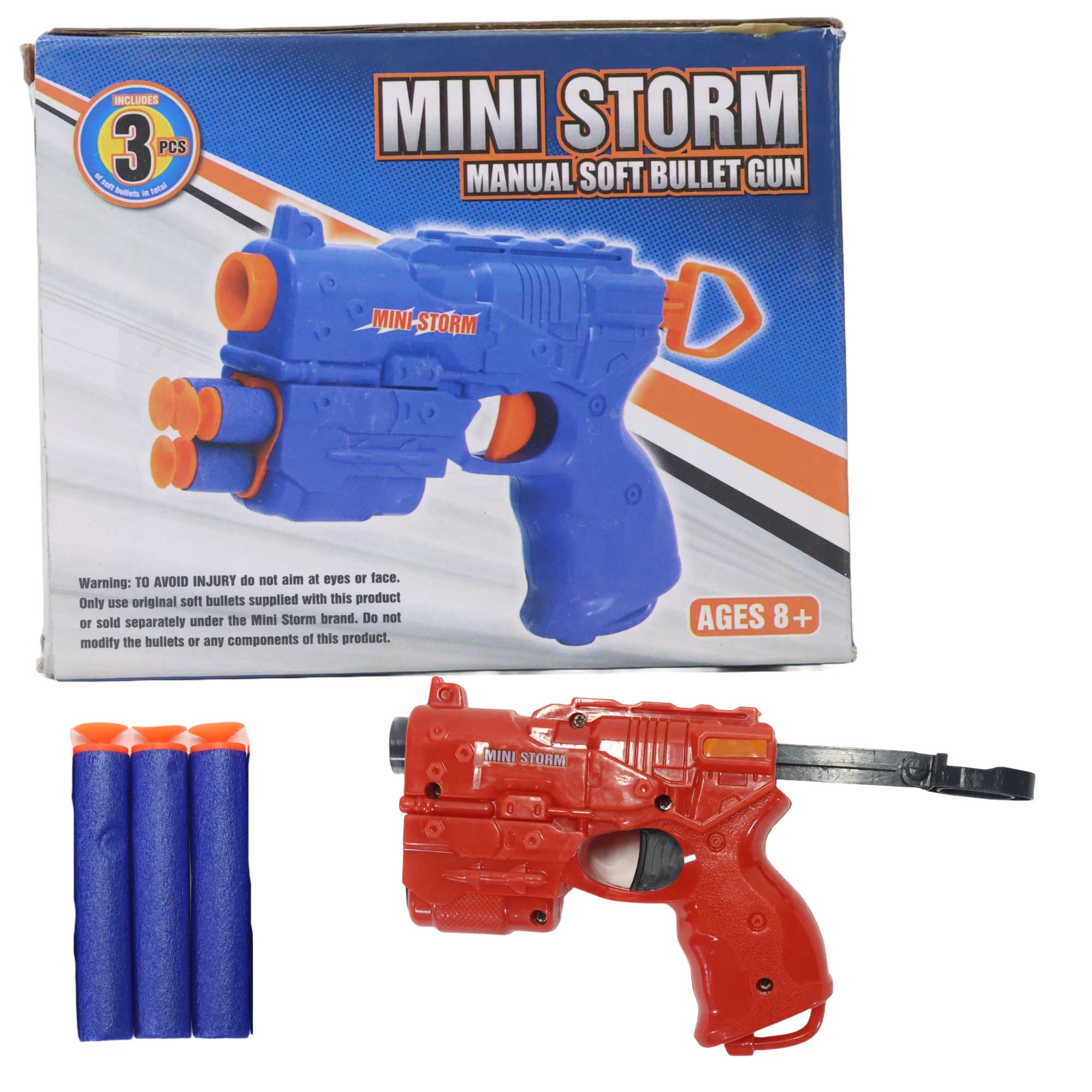 Kriiddaank MINI STORMFun and powerful mini storm gun toyMini storm shooter for childrenCompact storm gun for playtimeMini blaster toy for boys and girlsMini blaster toy for boys and girls
