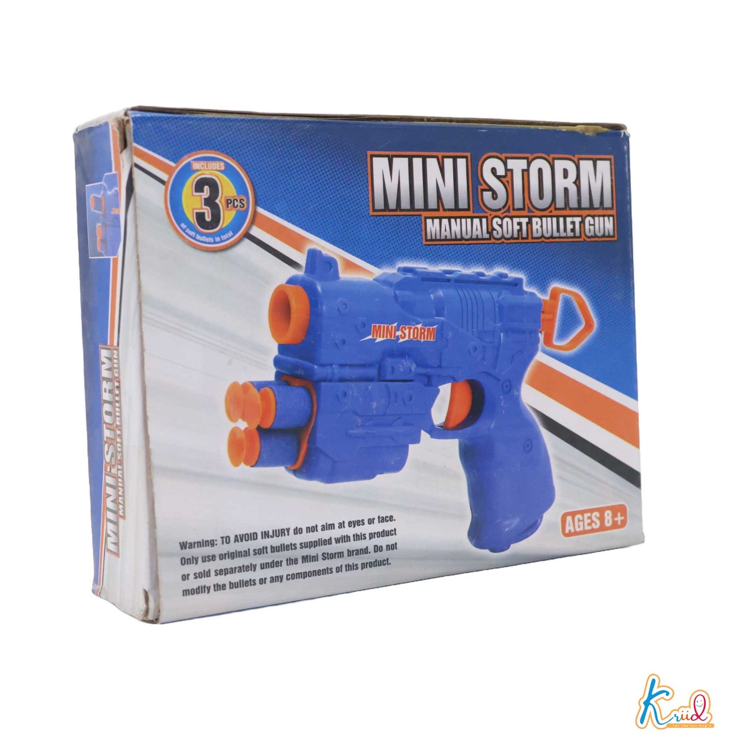 Kriiddaank MINI STORMFun and powerful mini storm gun toyMini storm shooter for childrenCompact storm gun for playtimeMini blaster toy for boys and girlsMini blaster toy for boys and girls
