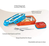 Milton Steely Deluxe Mini Insulated Lunchbox Orange 400ML