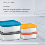 Milton Steel Pro Rectangular Lunchbox 600ML