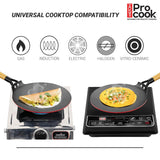 Milton Cast Iron Concave Tawa with Enamel Coating