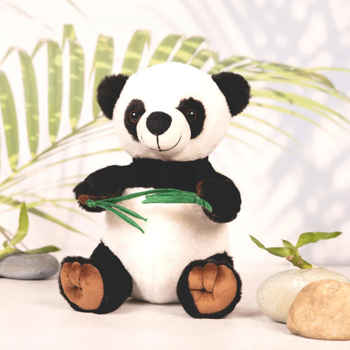 Mirada Panda with Leaf Toy – 22cm