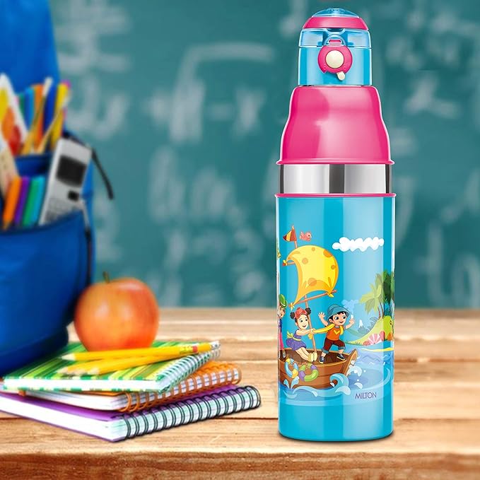 Milton Kool Stunner Kids Water Bottle Blue 400ML