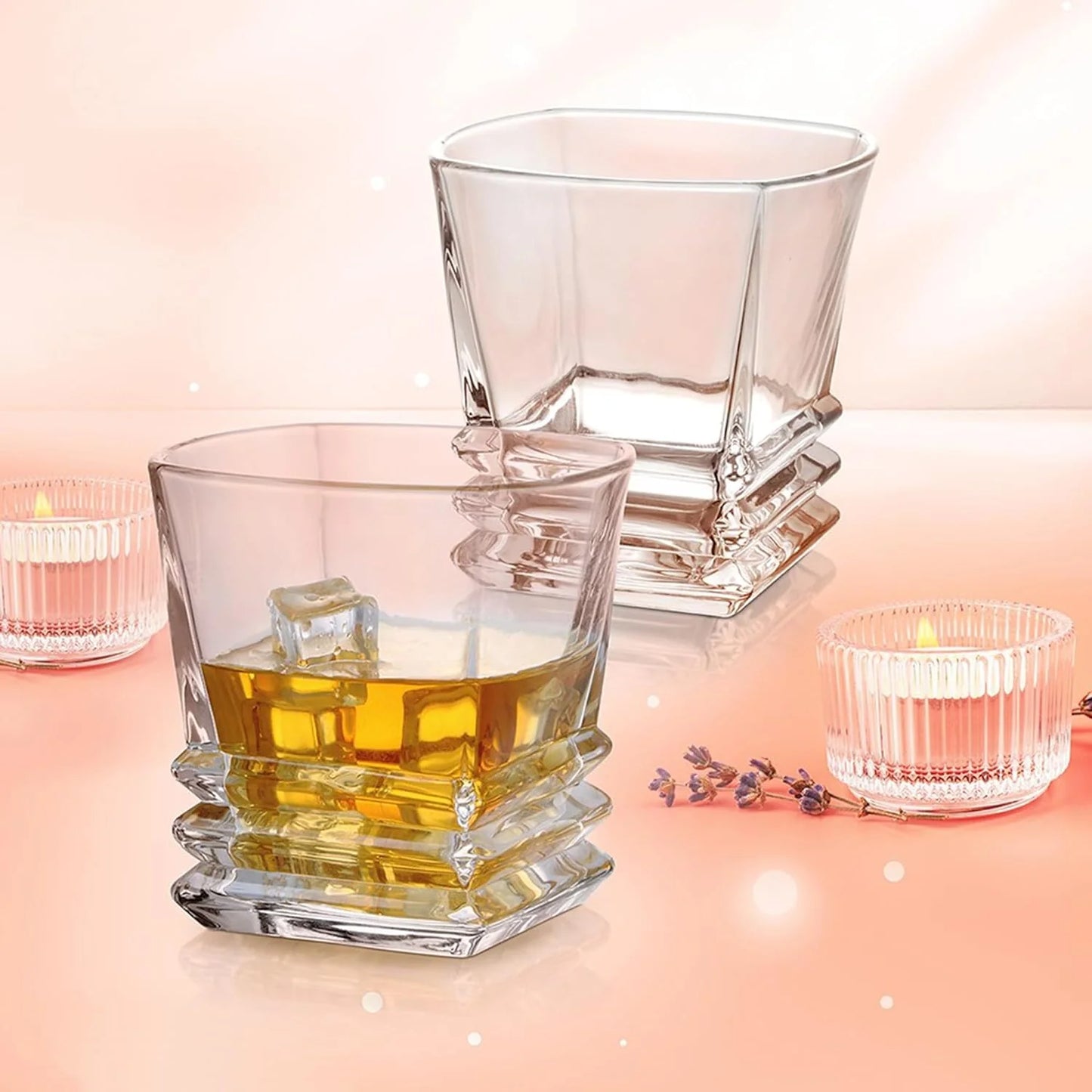 Milton Quadra Glass Tumbler 6pcs set 290ML