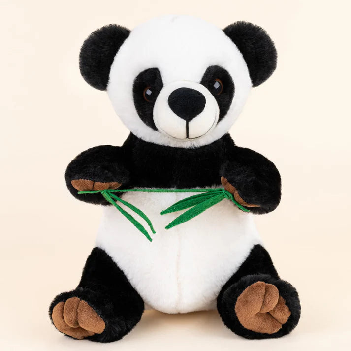 Mirada Panda with Leaf Toy – 22cm