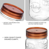 Milton Vintage Glass Jar With Lid 3pcs set 300ML