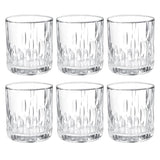 Milton Steps Whiskey Glass Tumbler 6pcs set 330ML