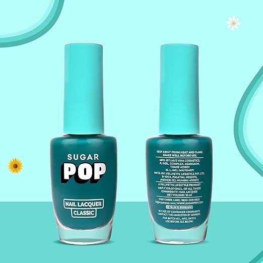 Sugar Nail Lacquer Classic Teal Oasis