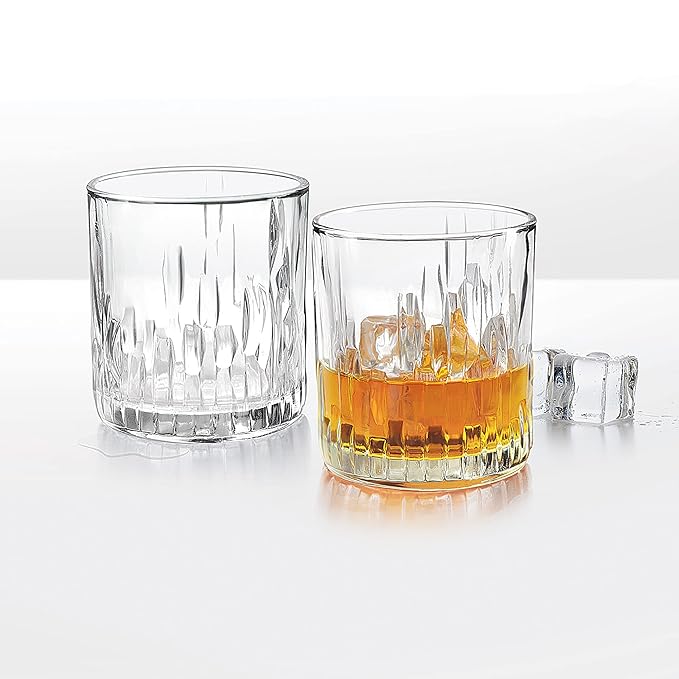 Milton Steps Whiskey Glass Tumbler 6pcs set 330ML