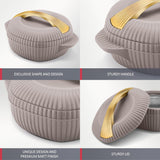 Milton Oyster Casserole Taupe Jr gift set