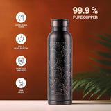 Milton Copper Swasth Design Bottle Black Lotus 940ML