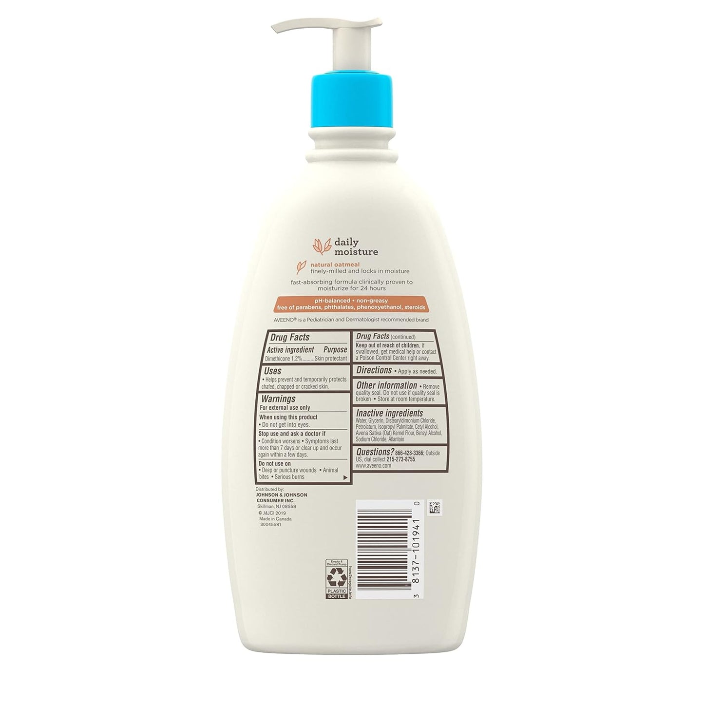 Aveeno Baby Moisture Lotion - 532ML
