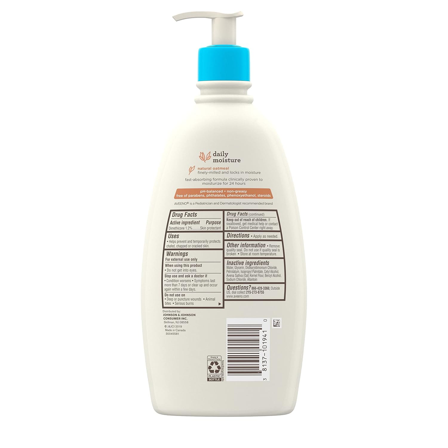 Aveeno Baby Moisture Lotion - 532ML