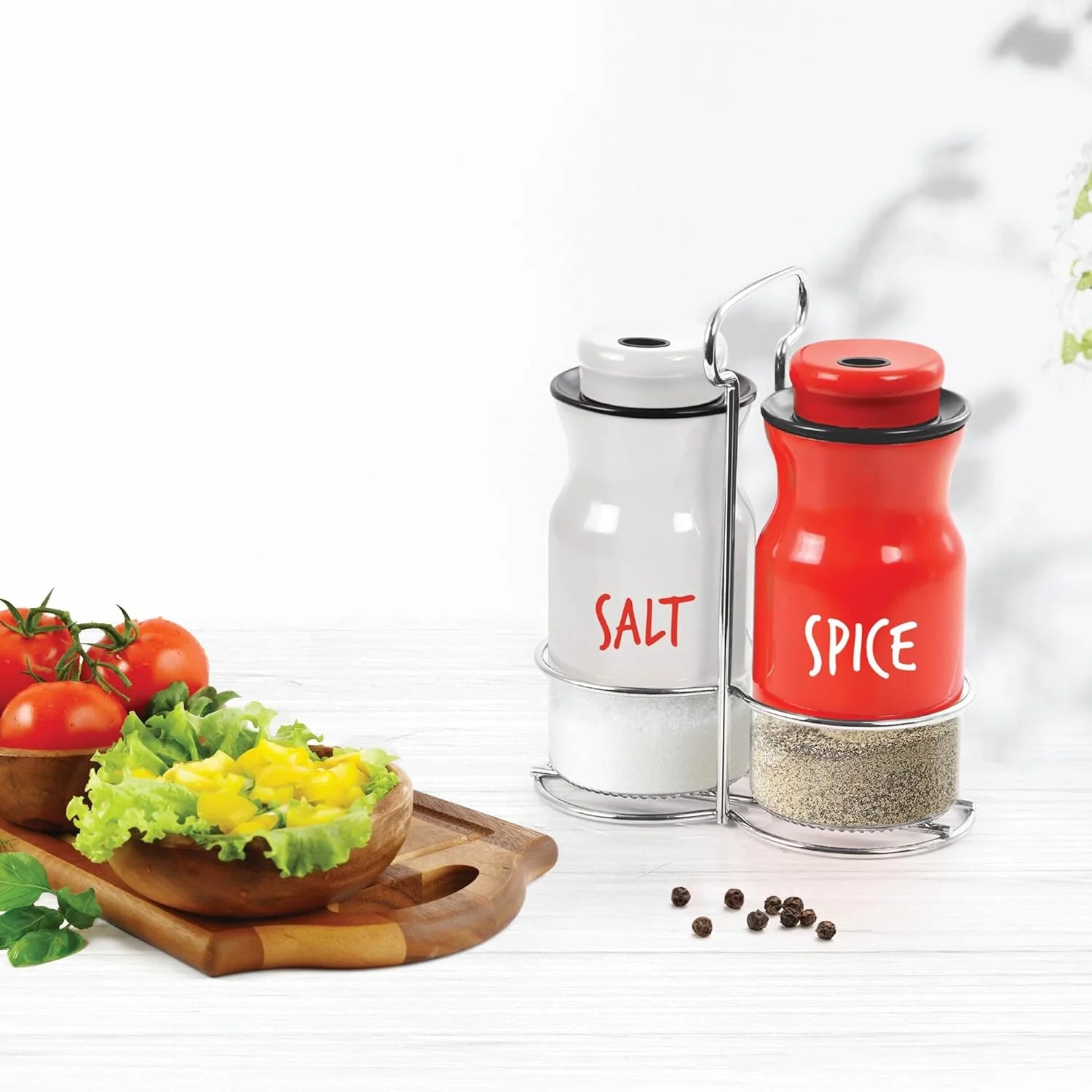 Milton Zingy Salt And Spice Stand Assorted 2pcs set