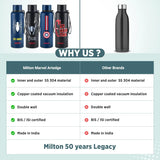 Milton Marvel Spider Man Artedge Water Bottle Dark Blue 1000ML