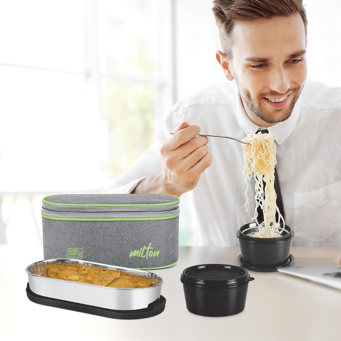 Milton Regal Meal Lunchbox Grey