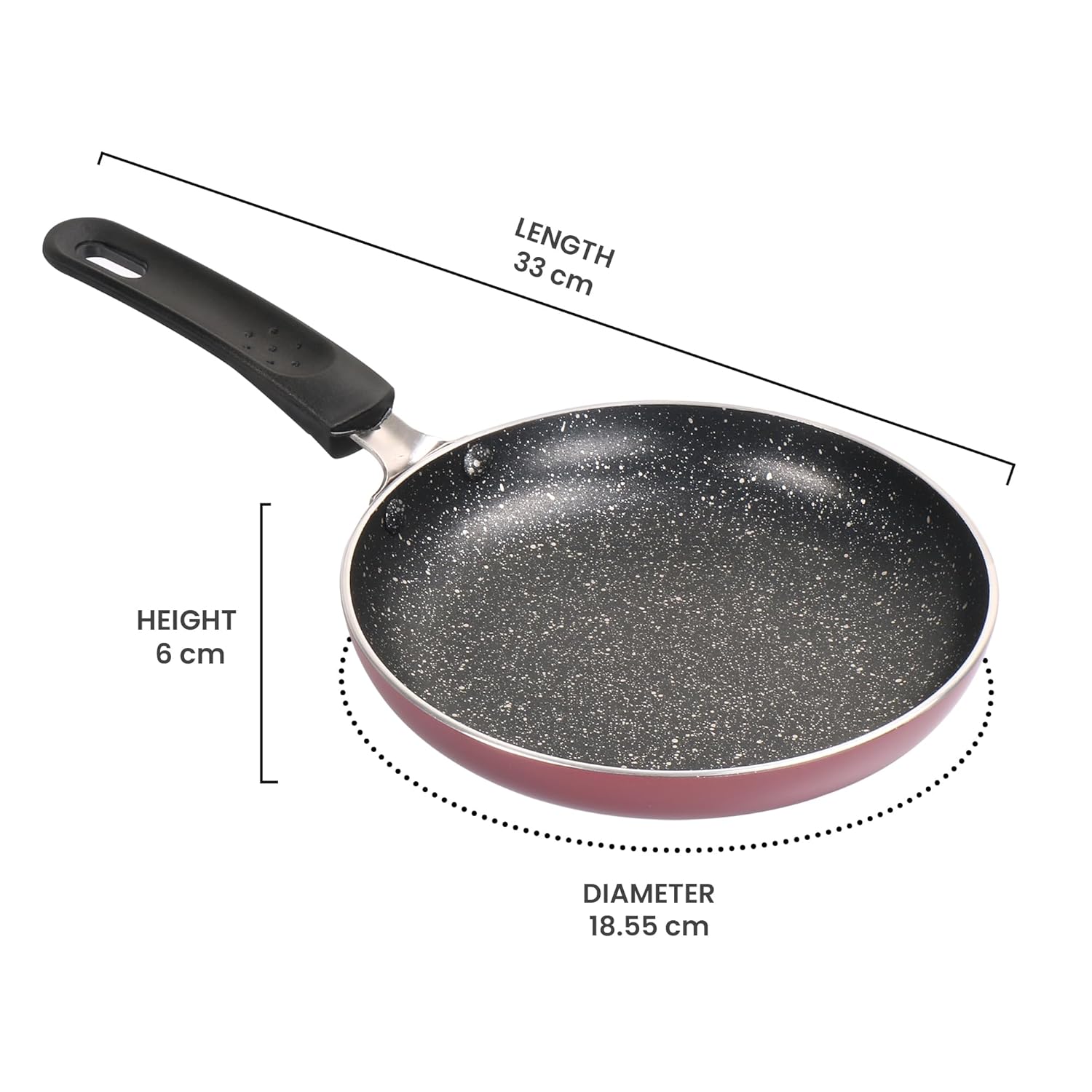 Milton Granito Non Induction Fry Pan