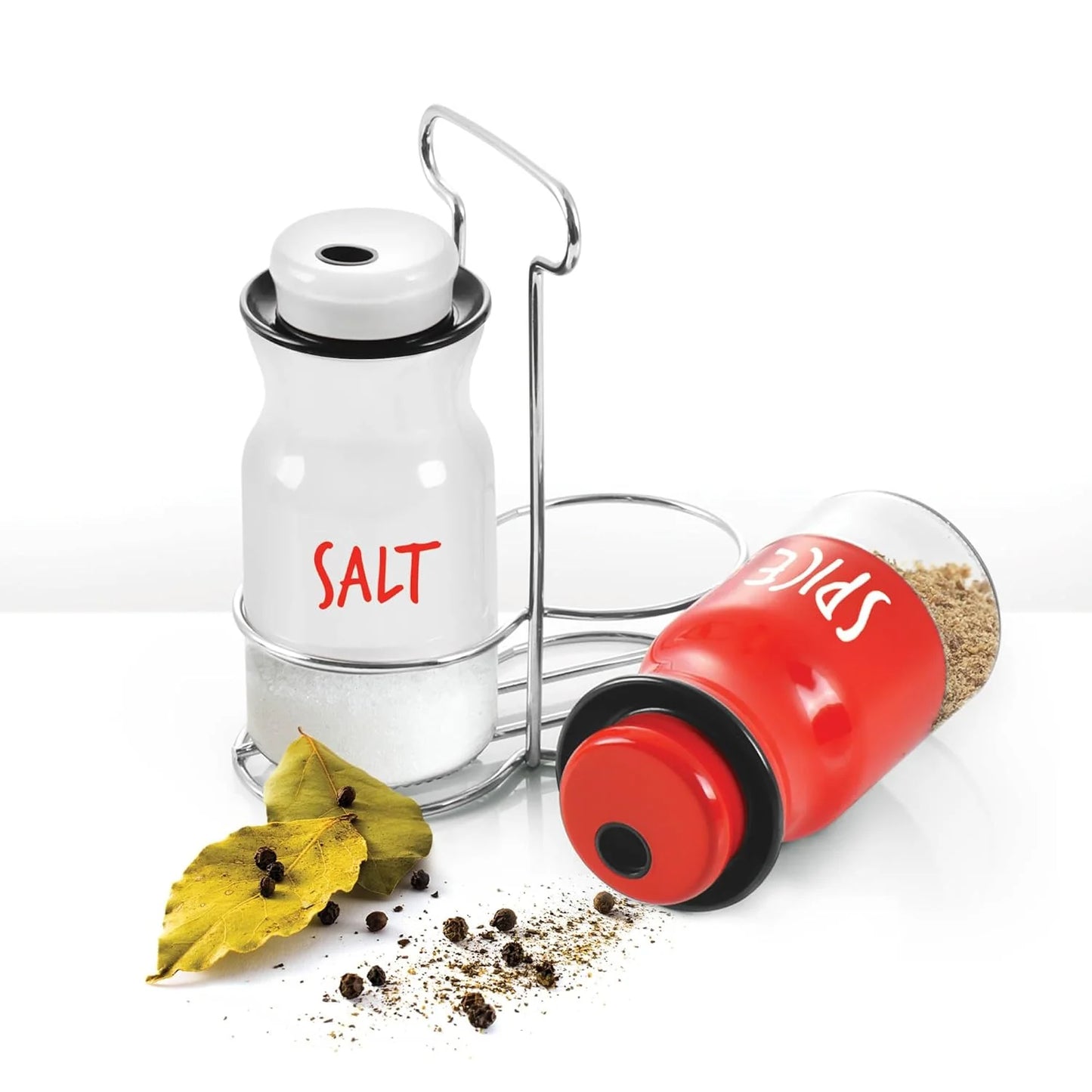 Milton Zingy Salt And Spice Stand Assorted 2pcs set
