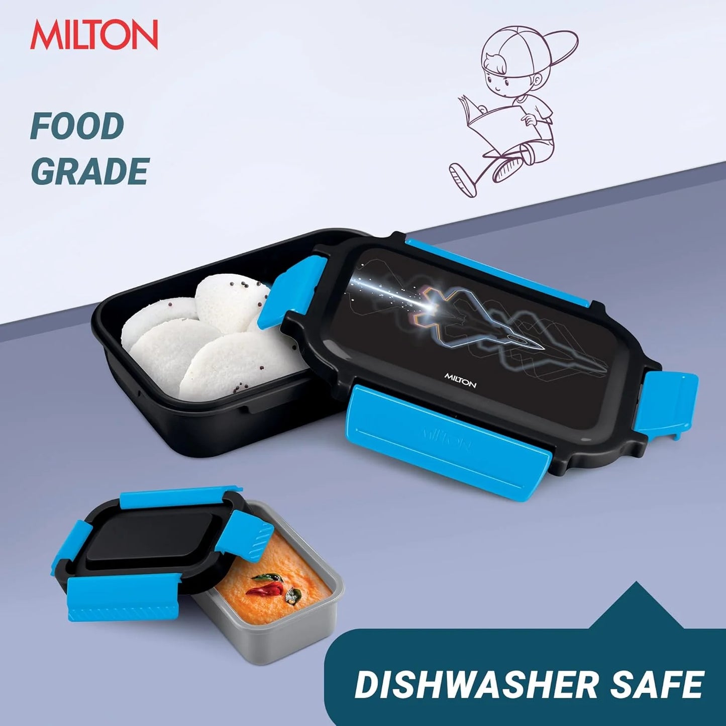 Milton Super Sherry Tiffin Black 830ML