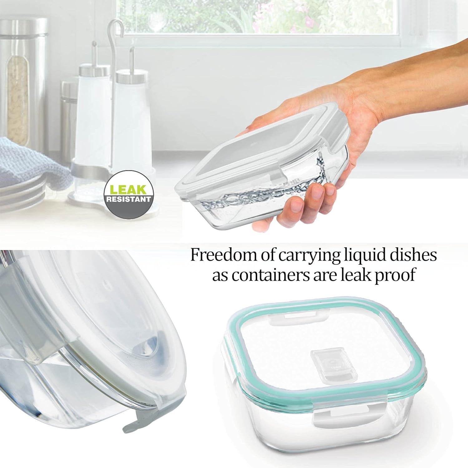 Milton All Fresh Borosilicate Omni Tiffin Grey