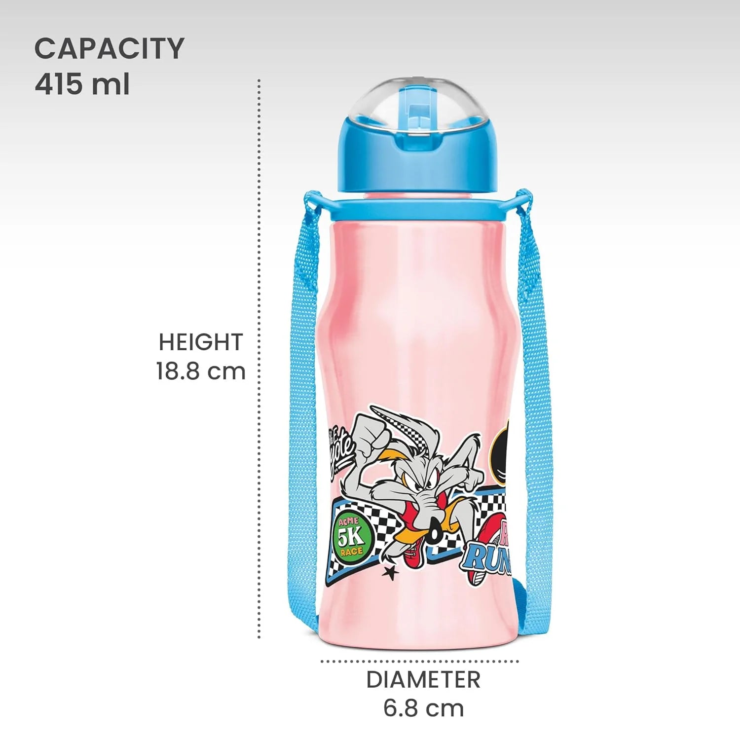 Milton Sipmate Stainless Steel Sipper Bottle Pink