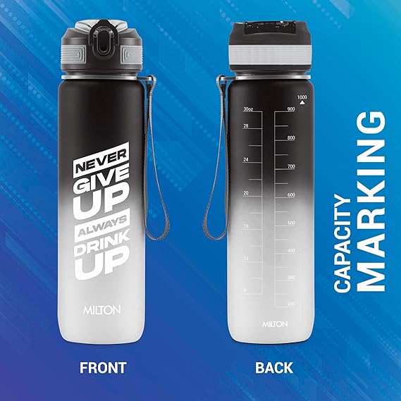 Milton Gen'Z Sipper Water Bottle Black 1000ML
