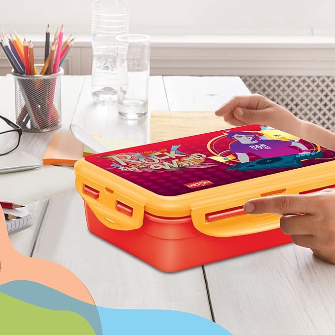 Milton Mini Fun Treat Steel Tiffin Red