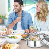 Milton Galaxia Stainless Steel Casserole 1000/1500/2500 ML 3pcs set
