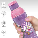 Milton  Steel Barbie Kids Sipper Bottle Purple 600ML