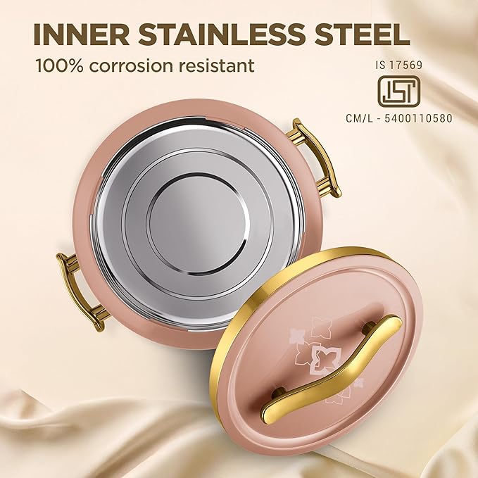 Milton Insignia Casserole Brown Jr Set of 3 - 400 ML/ 750 ML/ 1250 ML