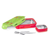 Milton Steely Deluxe Mini Insulated Lunchbox Red 400ML