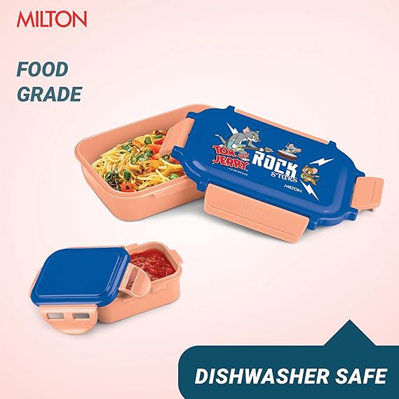 Milton Sherry Plastic Tiffin Peach 520ML