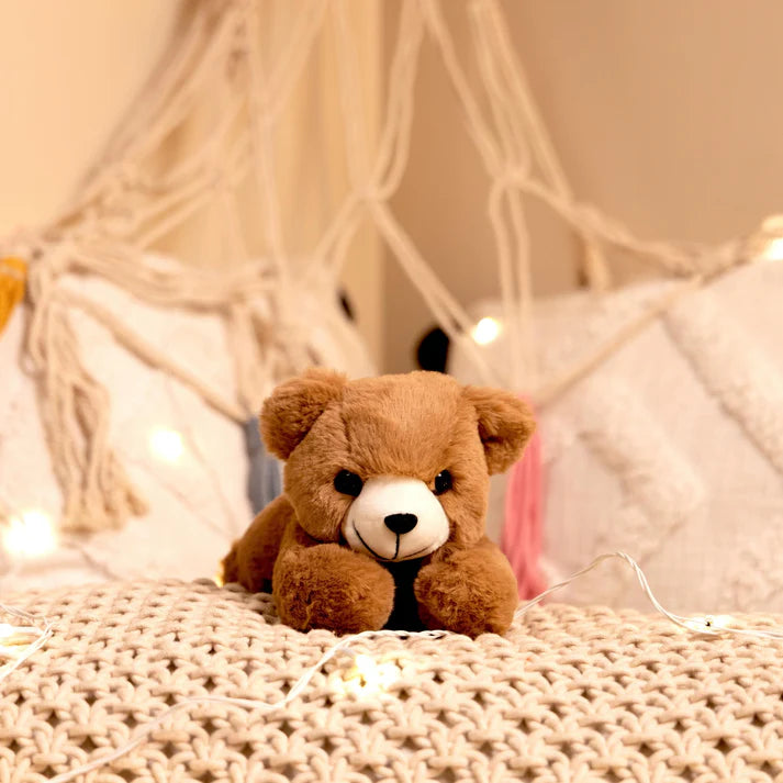 Mirada Floppy Bear Toy - Brown – 21cm