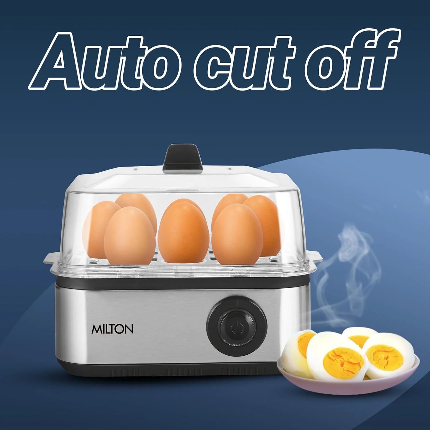 Milton 2-In-1 Egg Boiler & Poacher 500W