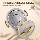 Milton Insignia Casserole Beige Jr Set of 3 - 400 ML/ 750 ML/ 1250 ML