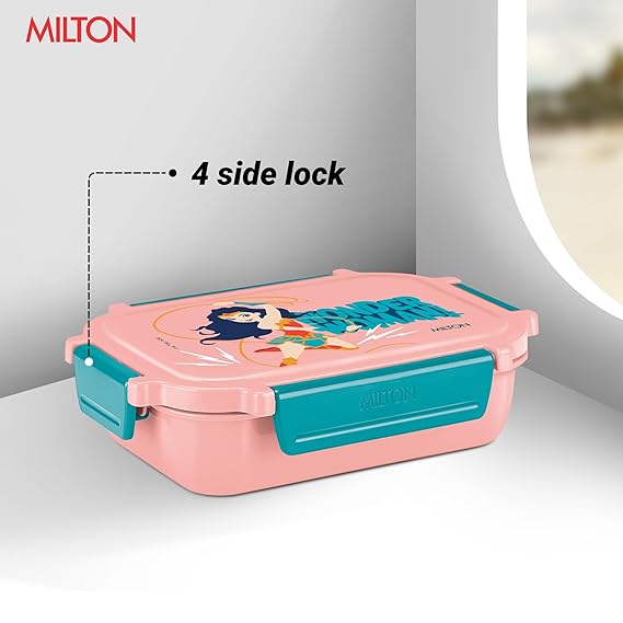 Milton Sherry Plastic Tiffin Pink 520ML