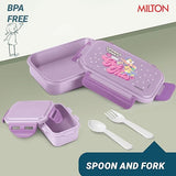 Milton Candy Plastic Tiffin Purple 520ML