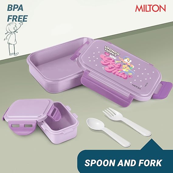 Milton Candy Plastic Tiffin Purple 520ML