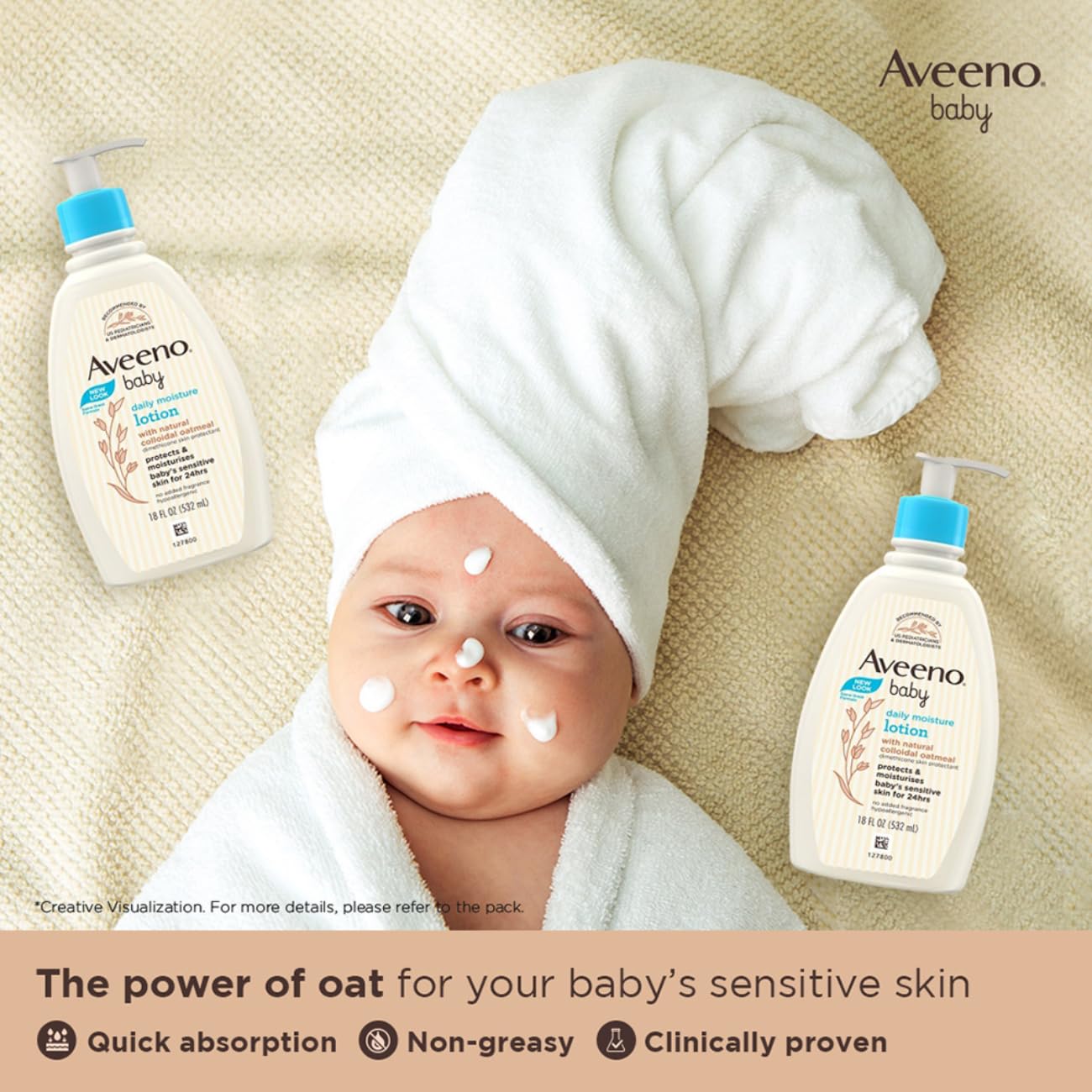 Aveeno Baby Moisture Lotion - 532ML
