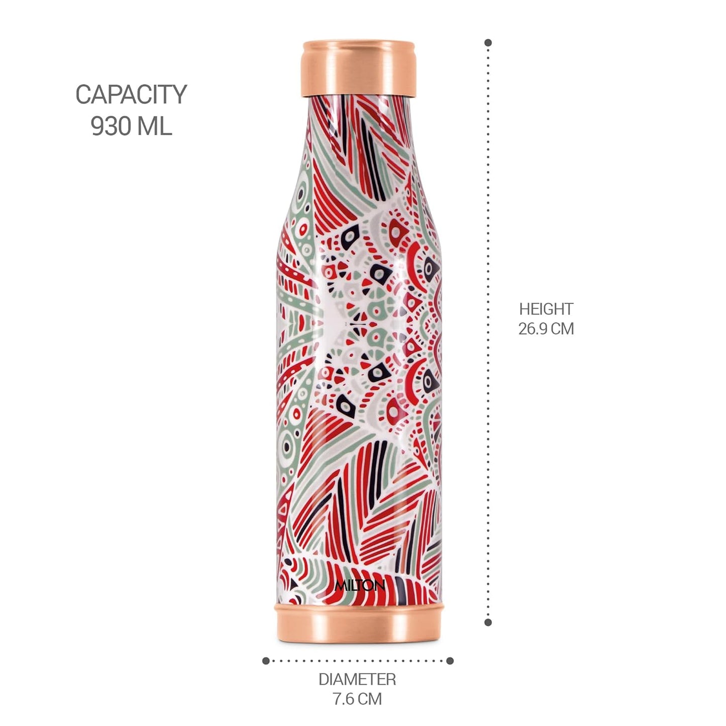 Milton Copper Charge Design Bottle 930ML